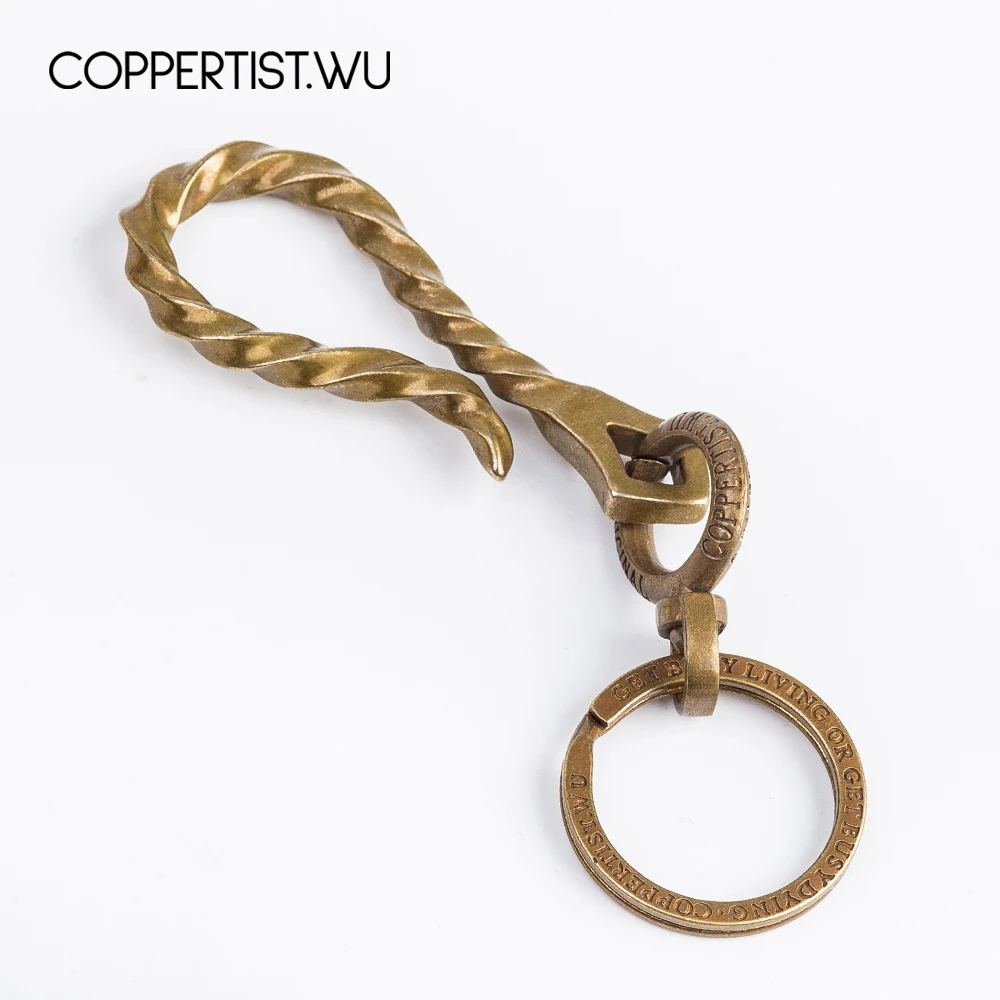 Coppertist. wu бронзовые декоративные спиральные узоры карабин Омаров застежки