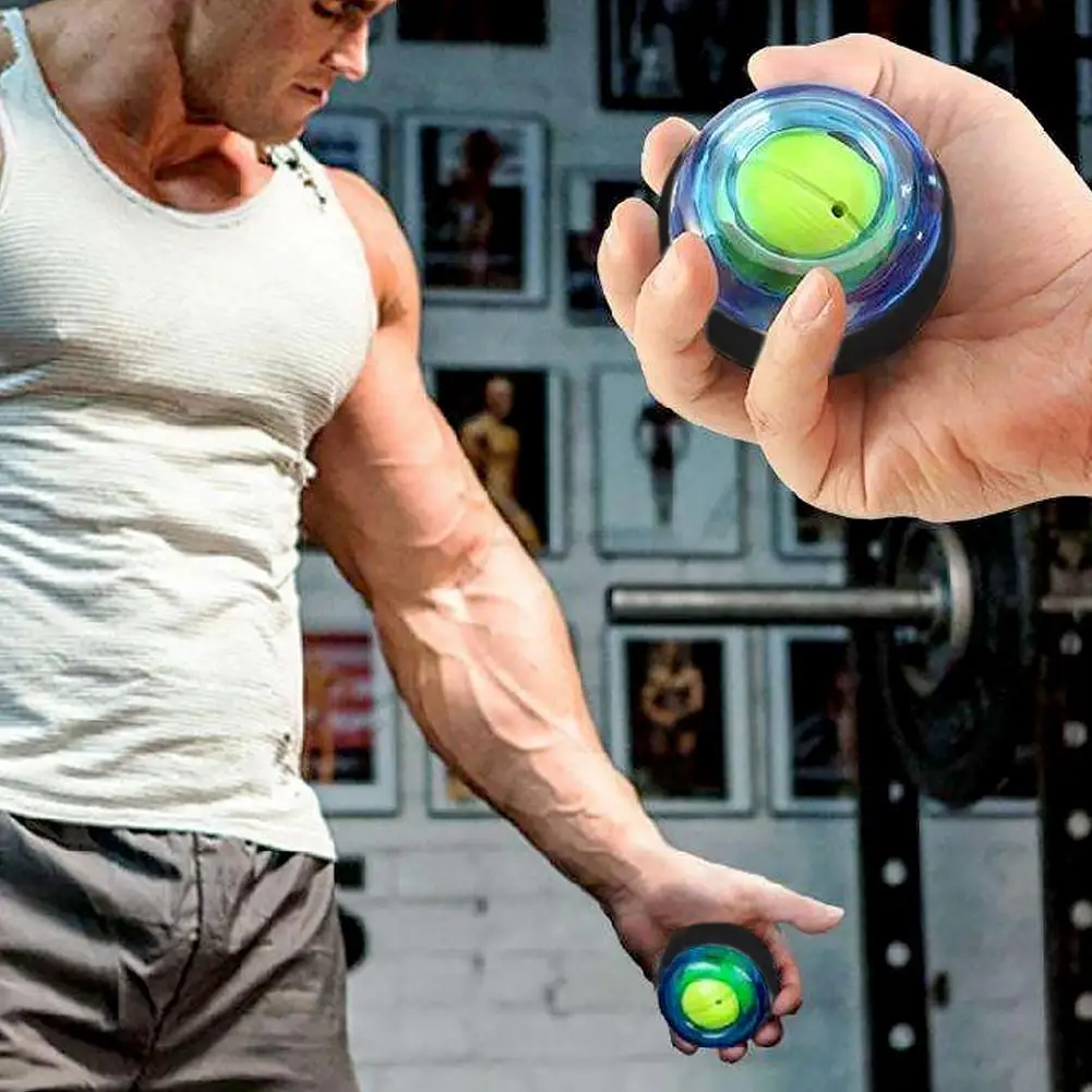 Светодиодный наручные мяч тренер Магия для запястья сила устройство мышцы анти