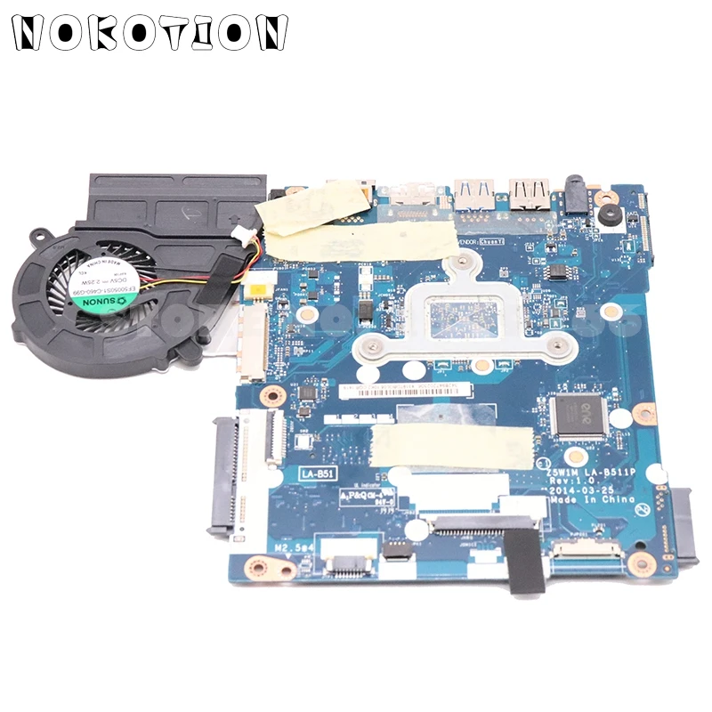 Материнская плата NOKOTION NB.MML11.002 NBMML11002 для ноутбука Acer aspire ES1-511 N2830 CPU DDR3 Z5W1M |