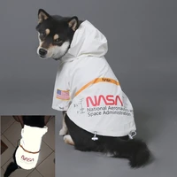 large dog raincoat windproof and rainproof reflective space suit dog pet shell jacket