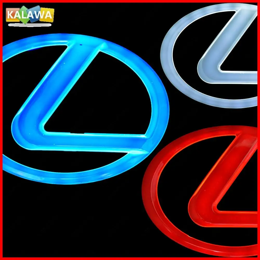 

4D Le + xus Front Rear Automobile LED Emblem Light Car Badge Logo Sticker Lamp Daylighting Secure Bulb Marker Lighting