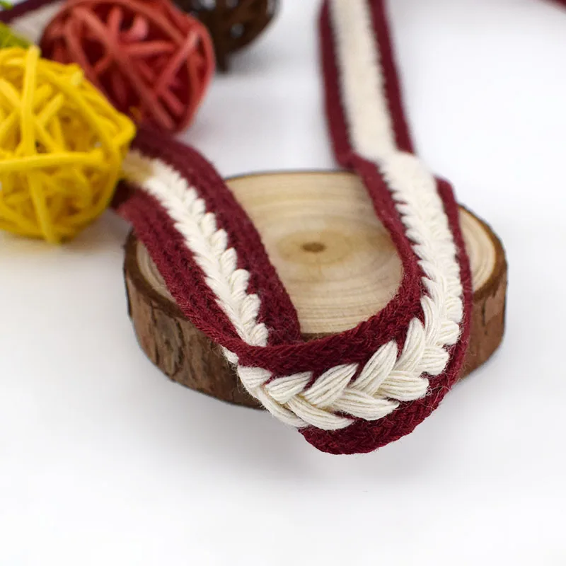 Meetee 9 ярдов 1 5 см тесьма хлопок cкручивание плетение волос Twist Weaving лента кружевное