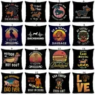 XUNYU чехол для подушки с таксой с принтом в виде собаки для дома декоративные подушки Чехол размером 45*45 см DWG016