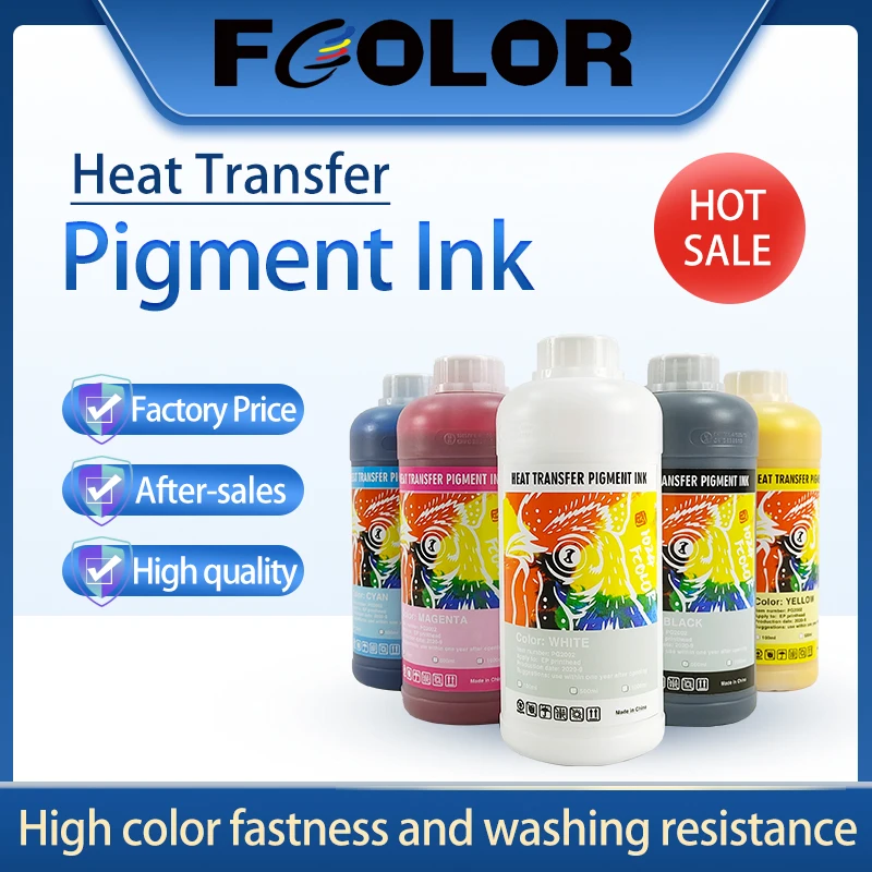 

Fcolor 1000ML DTF Printer PET Film Transfer DTF INK for DTF Printing PET Film Printing And Transfer for L1800