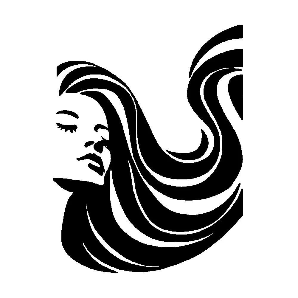 

Hot Sale New Woman with Flowing Hair Vinyl Wall Art Decal Mural Sticker,Giant Stickers Free Shipping