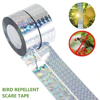 multi size anti bird tape flashing reflective bird repellent scare tape pigeons crow keep away double sided bird repeller ribbon
