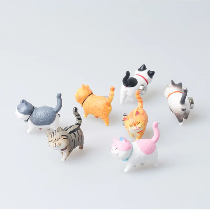Милый Котик холодильник паста теплая серия 3D кошка магнитная домашнее украшение