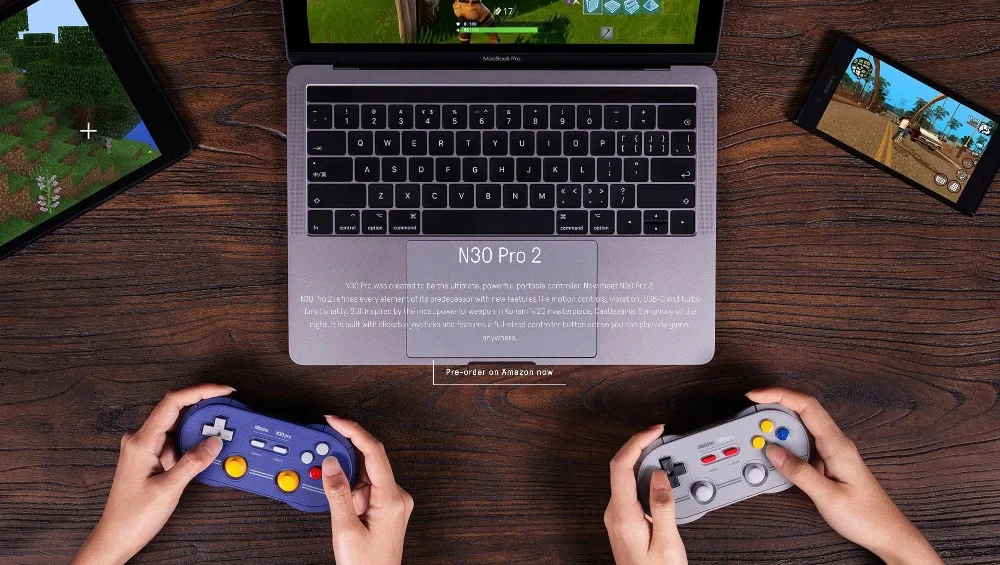 Новый 8bitdo N30 Pro 2 Bluetooth геймпад беспроводной контроллер с джойстиком для