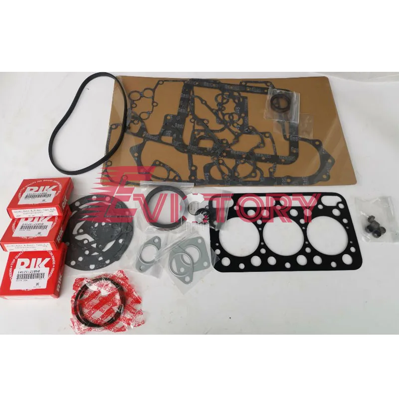 

Kubota D1402 rebuild kit head gasket piston ring main conrod bearing set