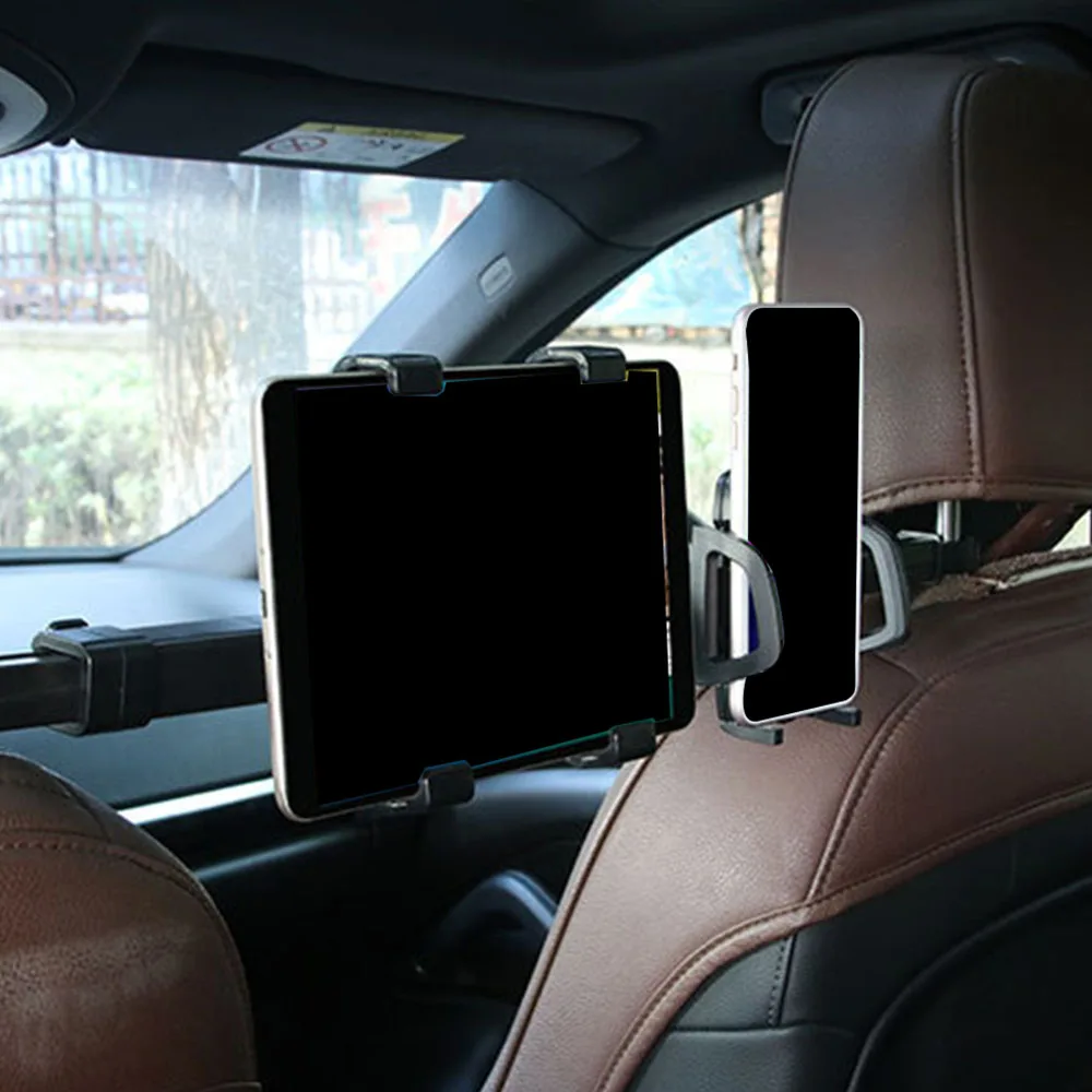 2 in 1 Car Tablet PC Phone Holder Rack Universal 360 Degree Back Seat Headrest Mount Stand Bracket For iPad | Автомобили и