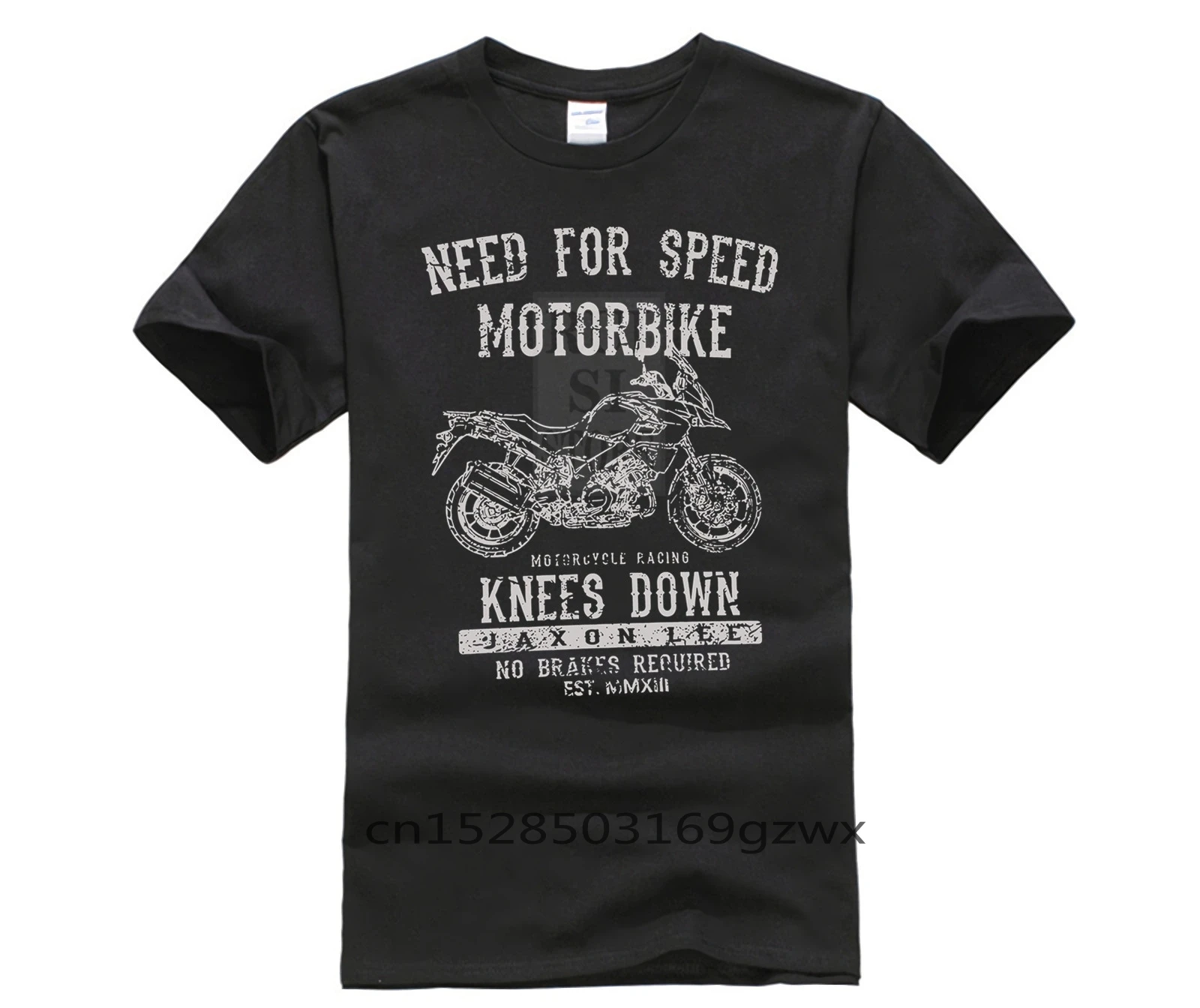 

Высокое качество модная мужская футболка Скорость Strom мотоцикл для девочек Популярные Crewneck 100 Мужская белая футболка с короткими рукавами