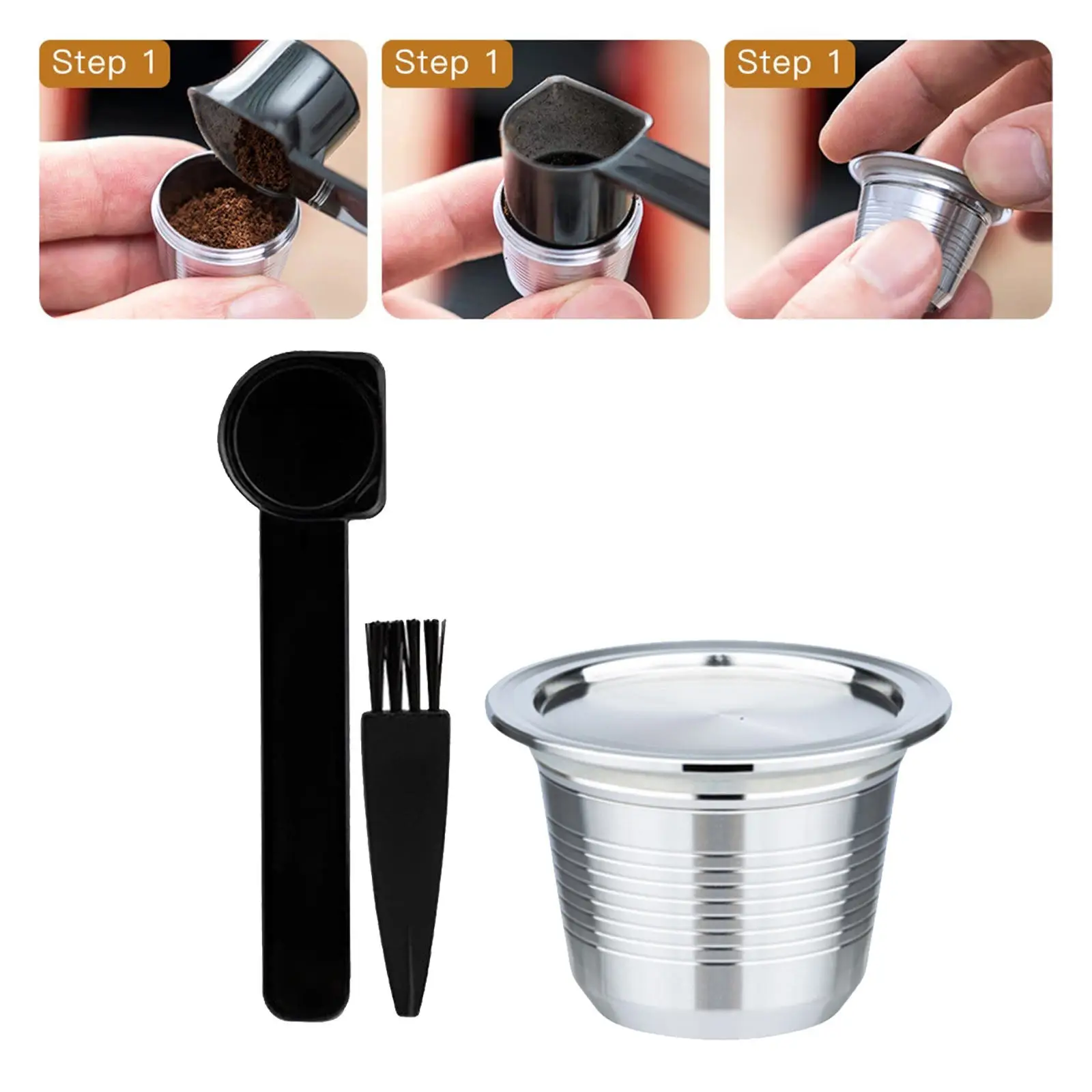 

Coffee Capsule Stainless Steel Set for Nespresso U for Pixie for