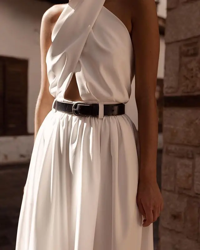 

Halter Wide Leg Sexy Bodycon Summer Jumpsuit Women Overalls Backless White Skinny Rompers Womens Jumpsuit Female Long Pants