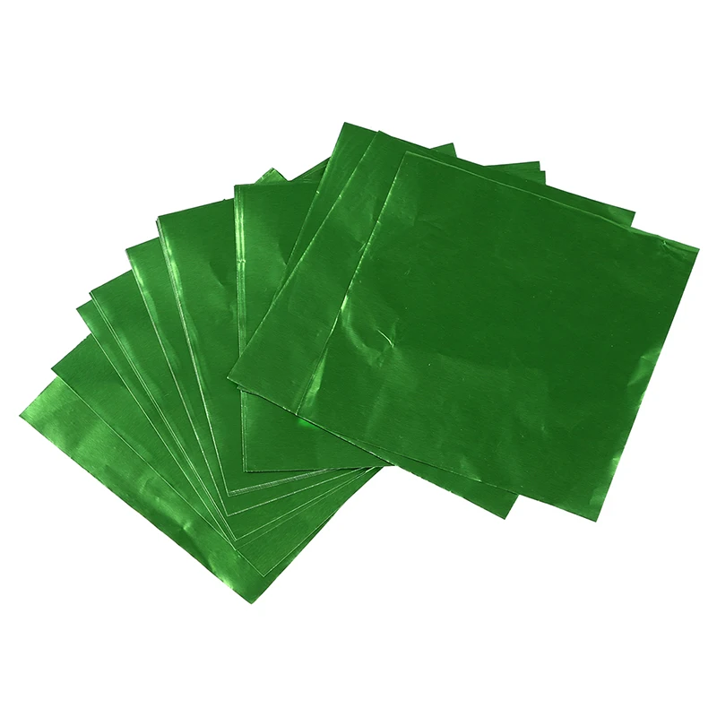 Милые 100 шт конфеты пакет фольга для шоколада леденец обертки из фольги