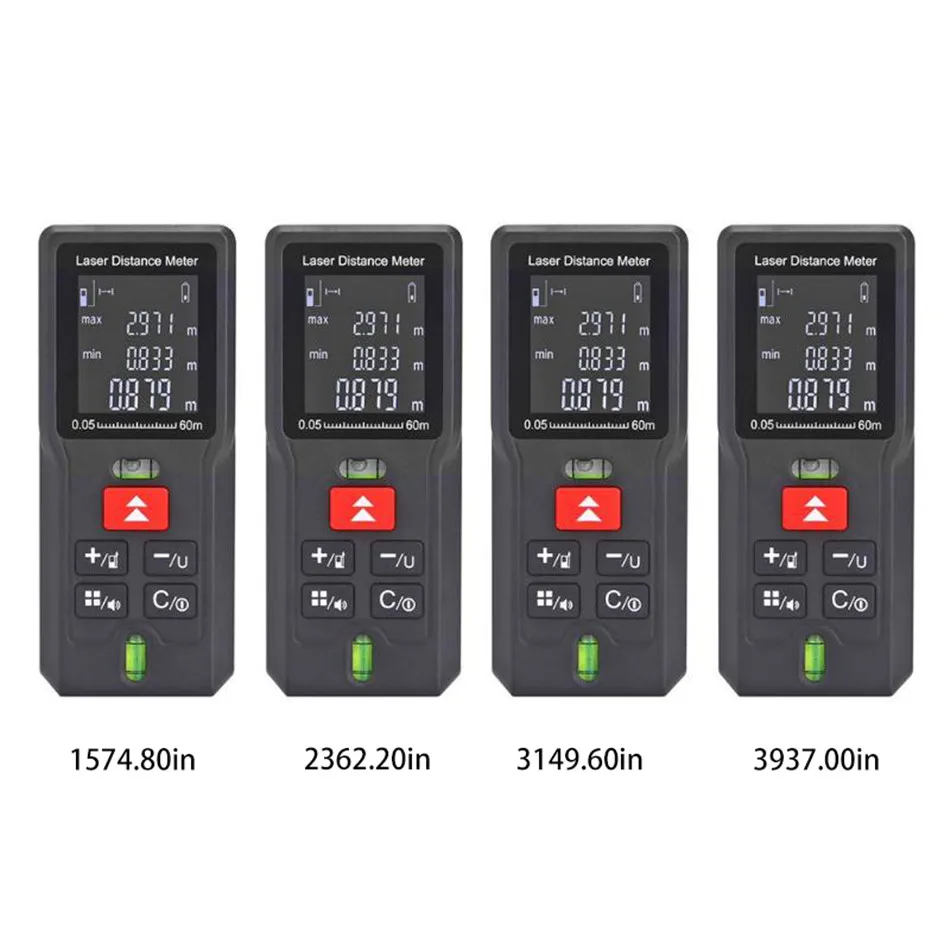 

40/60/80/100m Laser Range Finder Digital Distance Meter Finder Electronic Tape Range Finder Tools Optical Measuring Instruments