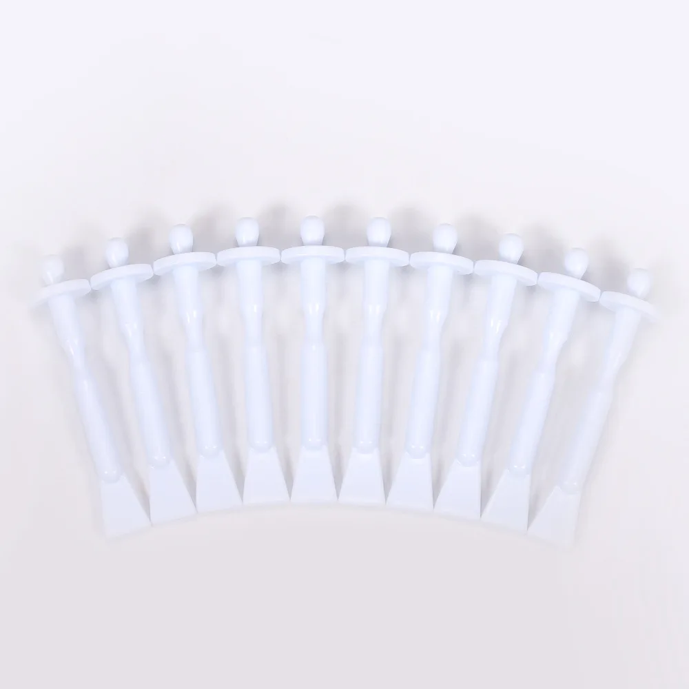 

10Pcs Double Head Nose Wax Sticks 30 Second Body Nasal Hair Remover Applicator Sticks Cleaning Plastic for Summer TSLM1