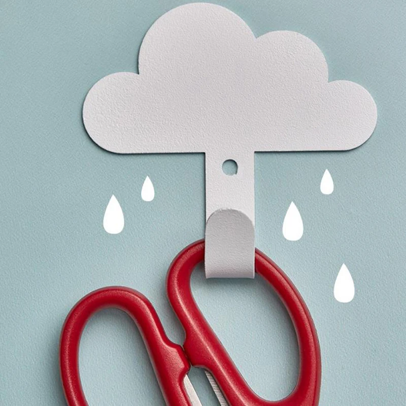 

Useful Nordic Coat Hook Cloud Shape Hook Clothes Hanger Wall Mounted Kid Room Wall Decoration Children Room Decorative Hanger