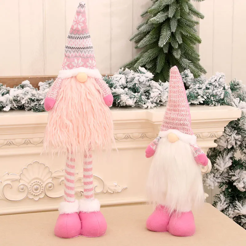 

Telescopic Christmas Doll Merry Christmas Decor for Home 2021 Navidad Noel Christmas Ornaments Xmas Gifts New Year 2022