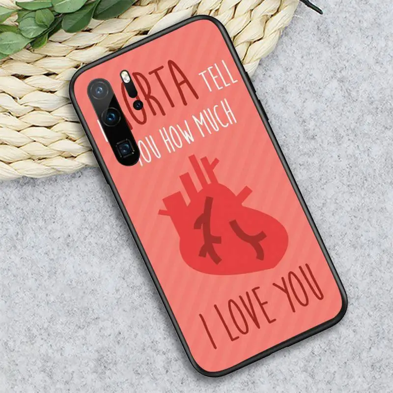 

Health heart Nurse Medical Medicine Phone Case For Huawei honor Mate P 10 20 30 40 i 9 8 pro x Lite smart 2019 nova 5t