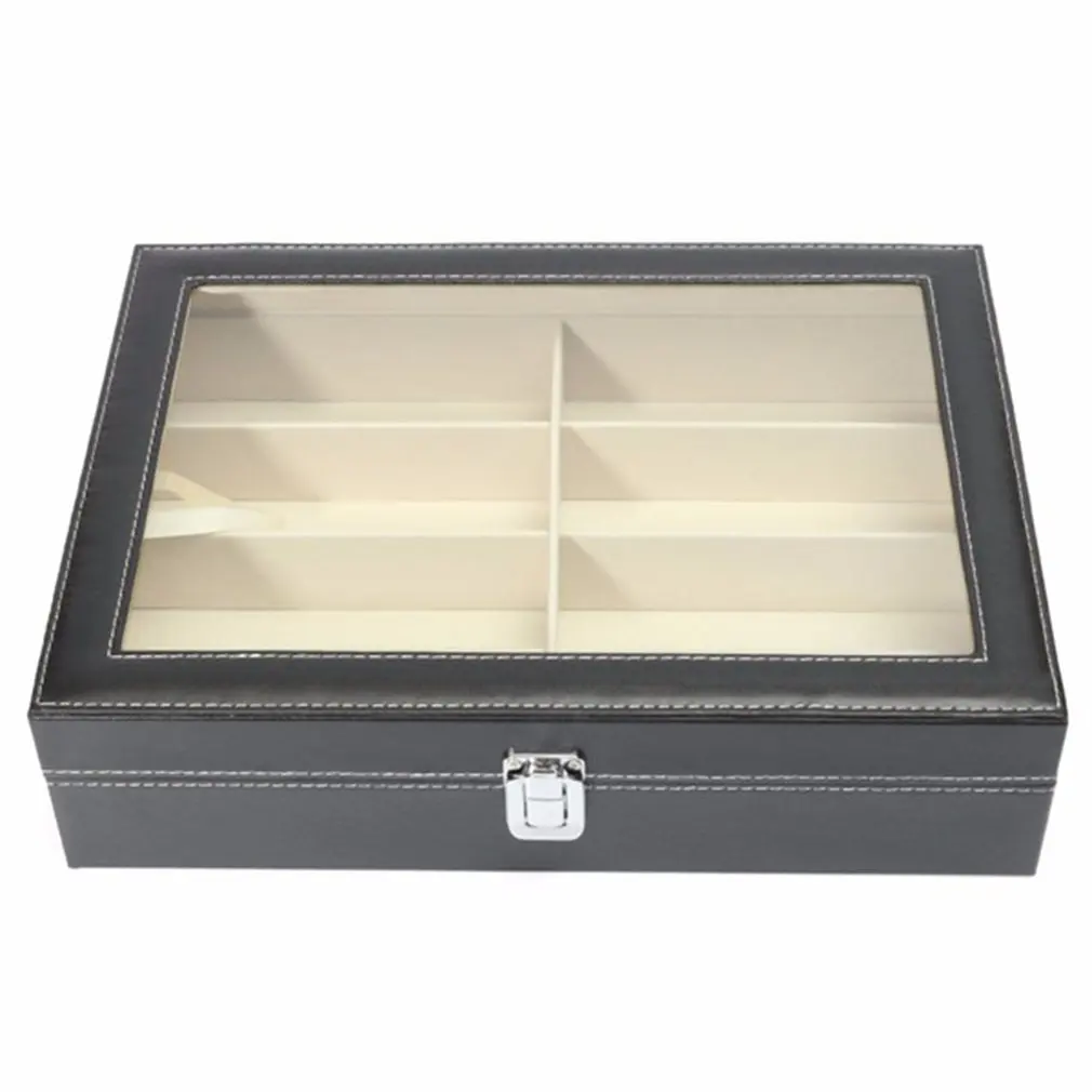 8 ячеек портативный органайзер для солнцезащитных очков коробка хранения
