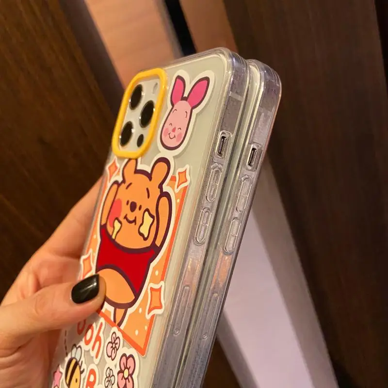 

Disney cartoon cute PoohPigletoriginal phone case for iPhone 7/8P/X/XR/XS/XSMAX/11/12Pro/12min Phone girls