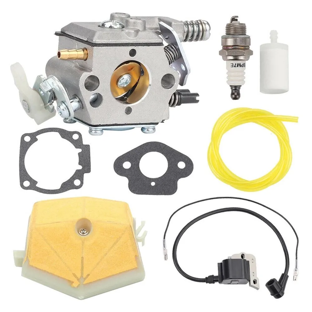 

Carburetor Kit For Husqvarna 50 51 55 61 254 257 261 262 Chainsaw Walbro WT-170 Repair Kit Brush Cutter Gasket