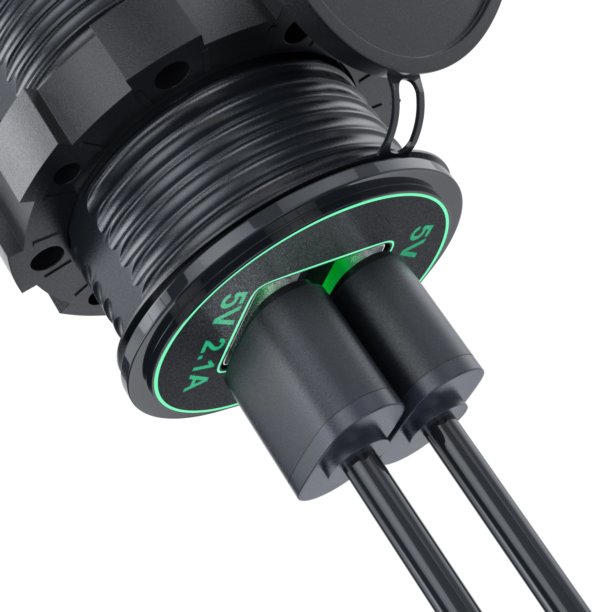 Новейшее Универсальное автомобильное USB-зарядное устройство с крышкой для