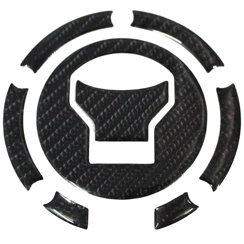 

K-CGTCP-06 3D Carbon Fiber Tank Gas Cap Pad Filler Cover Sticker Decals Fit HONDA CBR650F 14-15/VFR800/X 15/MN4 14-15