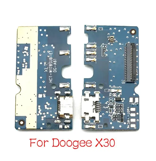 X30 USB порт зарядки разъем док-станции Плата для зарядки гибкий кабель для Doogee DG280 F5 S60 X10 X20 X30 X60L Y8 F7 Pro Mix 2 - Цвет: X30