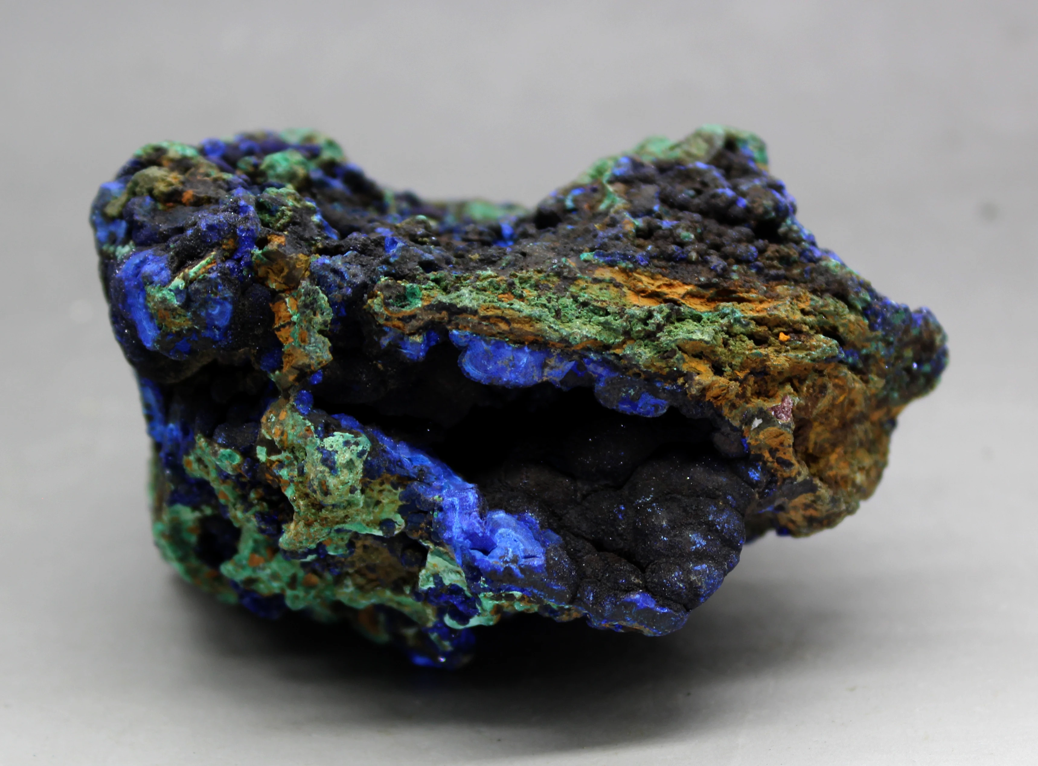 300 г натуральный Азурит и Малахитовый симбиотический минеральный хрустальные