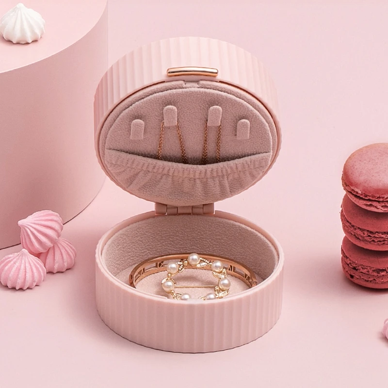 

Jewelry Storage Box Small Jewelry Storage Box Ladies Earring Holder 2 Tier Travel Jewelry Tray Box for Bracelets Rings