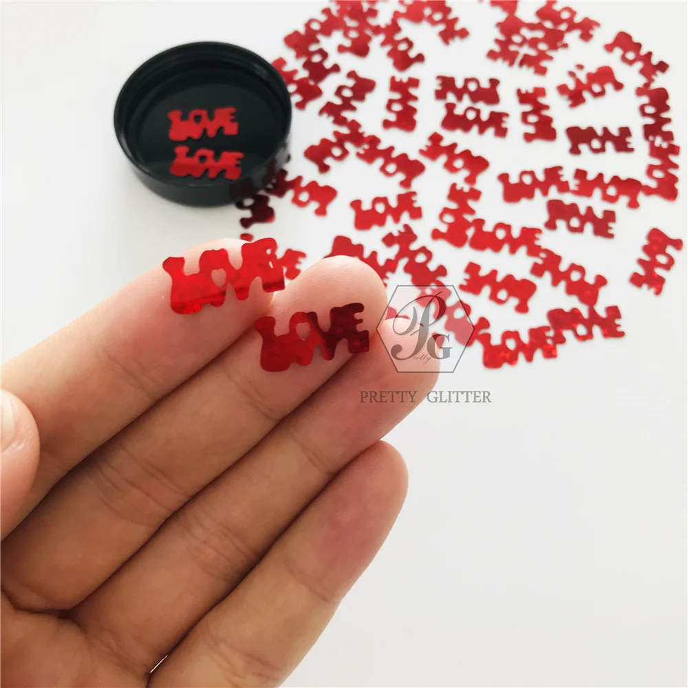 PrettyG 10 г любимые слова в форме специального блеска для смолы Сделай Сам своими