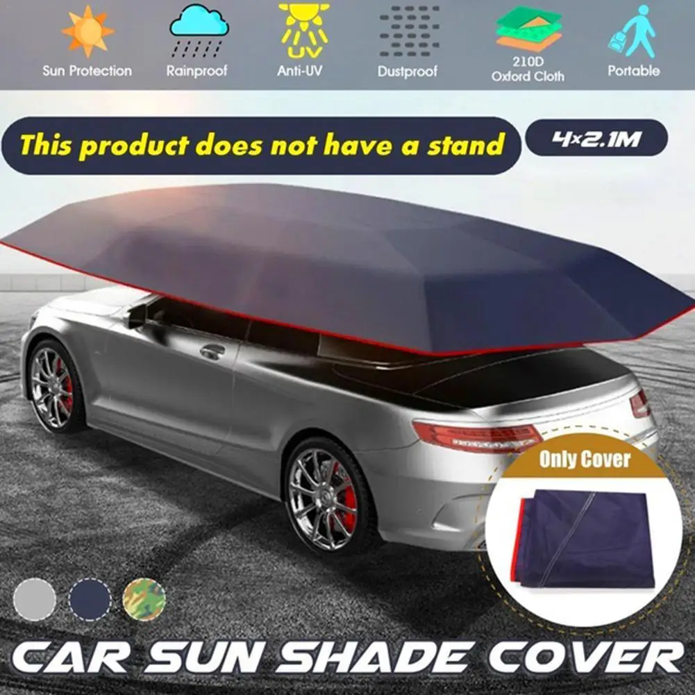 

4 X 2.1 M Universal Car Umbrella Shade Umbrella Oxford Cloths Resistant Anti-Uv Suitable for Picnics Rainproof Protection Covers