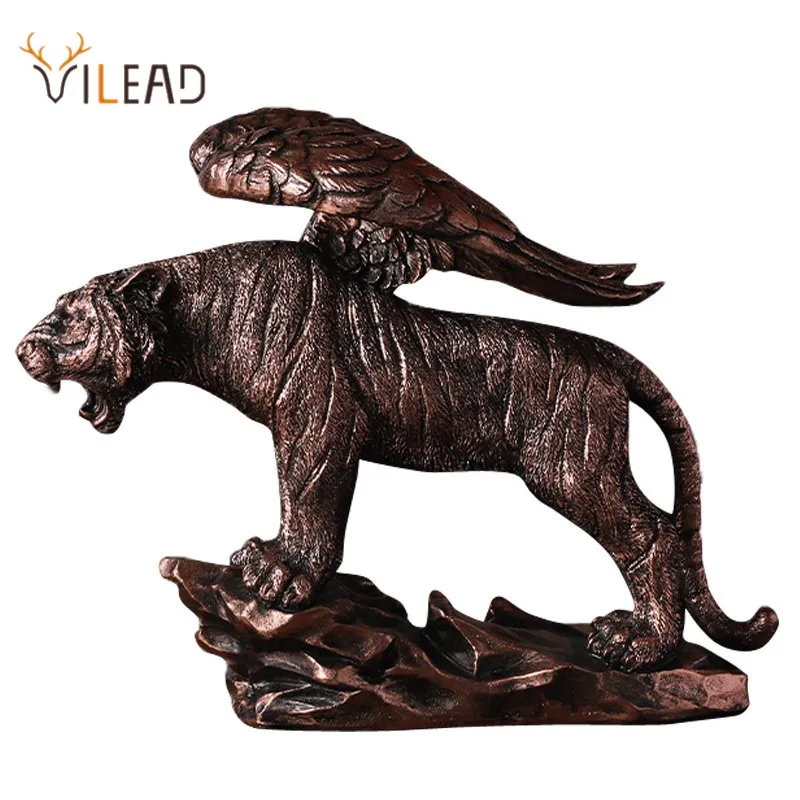 

Статуя тигра Vilead из смолы с крыльями, статуэтки животных, статуэтки для офиса, гостиной, интерьер магазина, Декор, подарок на Новый год Тигра