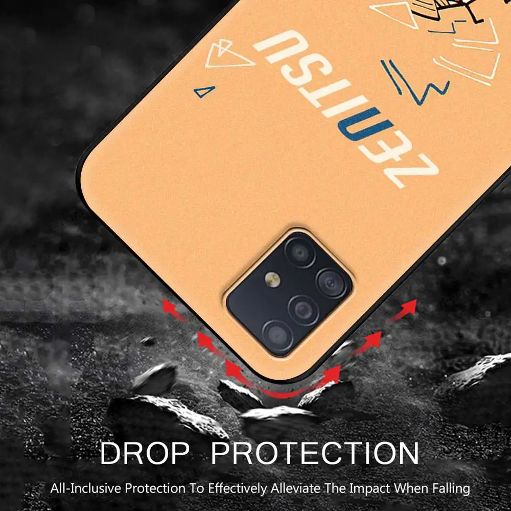 

Anime Demon Slayer Akatsuki Phone Case for Samsung Galaxy A51 A71 A21S A12 A11 A31 A52 A41 A32 5G A72 A02S Silicon Back Cover