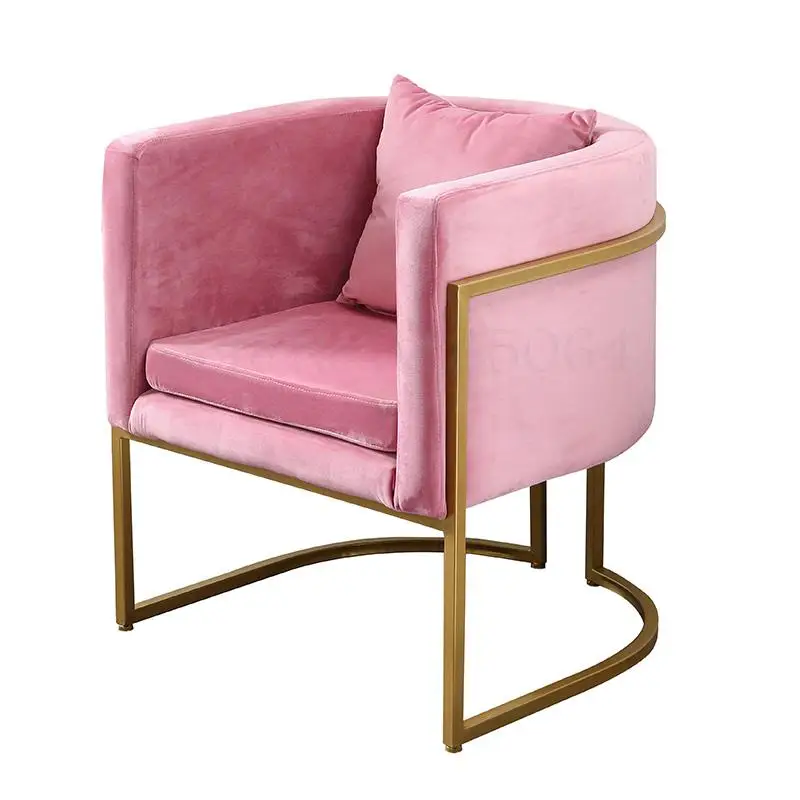 Изготовленный На Заказ скандинавский Железный одиночный стул для дивана