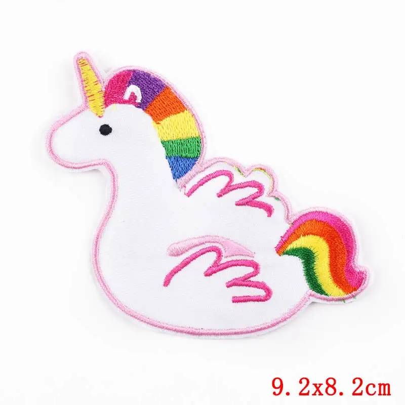 Новое поступление пластырей для одежды с железным мультяшным единорогом стикер