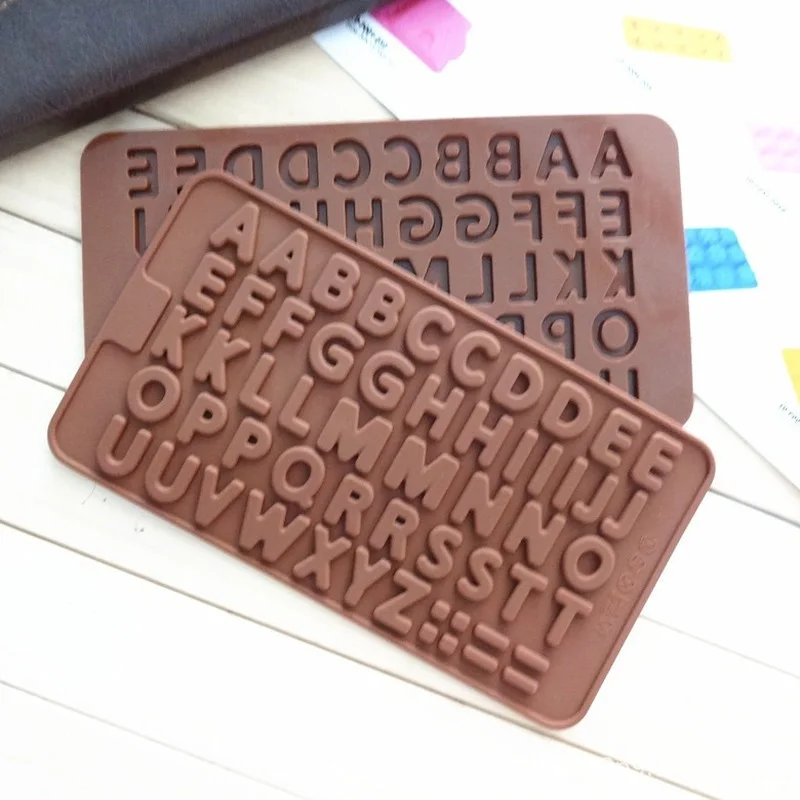 48 силиконовая форма буквы мягкая шоколадная для самостоятельного изготовления