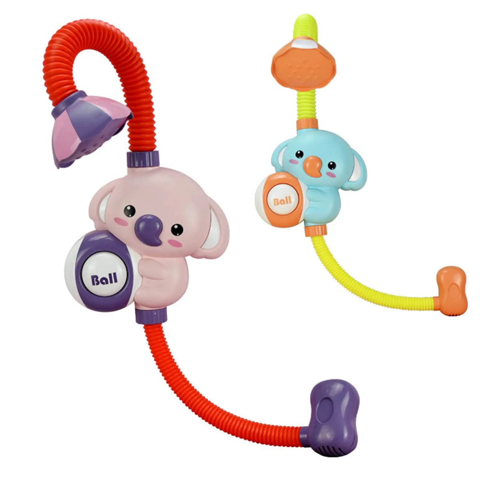 

Baby Bath Toys Electric Elephant Water Pump With 360 Degrees Adjusted Hose Baby Bath Shower Head Spout Rinser Kids Shower Toys