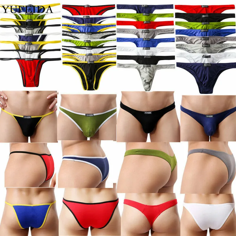 4/6/8 шт. сексуальное мужское нижнее белье для мальчиков из обработанной вискозы