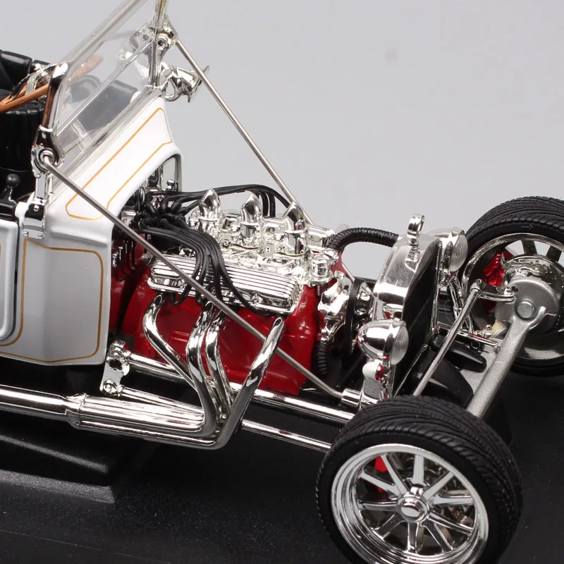 1/18 дорожные фирменные Классические автомобили винтажные 1925 Ford T-Bucket t модель топ-ап литые игрушечные транспортные средства масштабная модель автомобиля миниатюры подарок