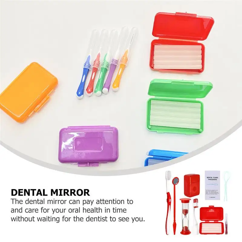 

1 Set of Portable Orthodontic Toothbrush Kit Braces Cleaning Kit for Teeth