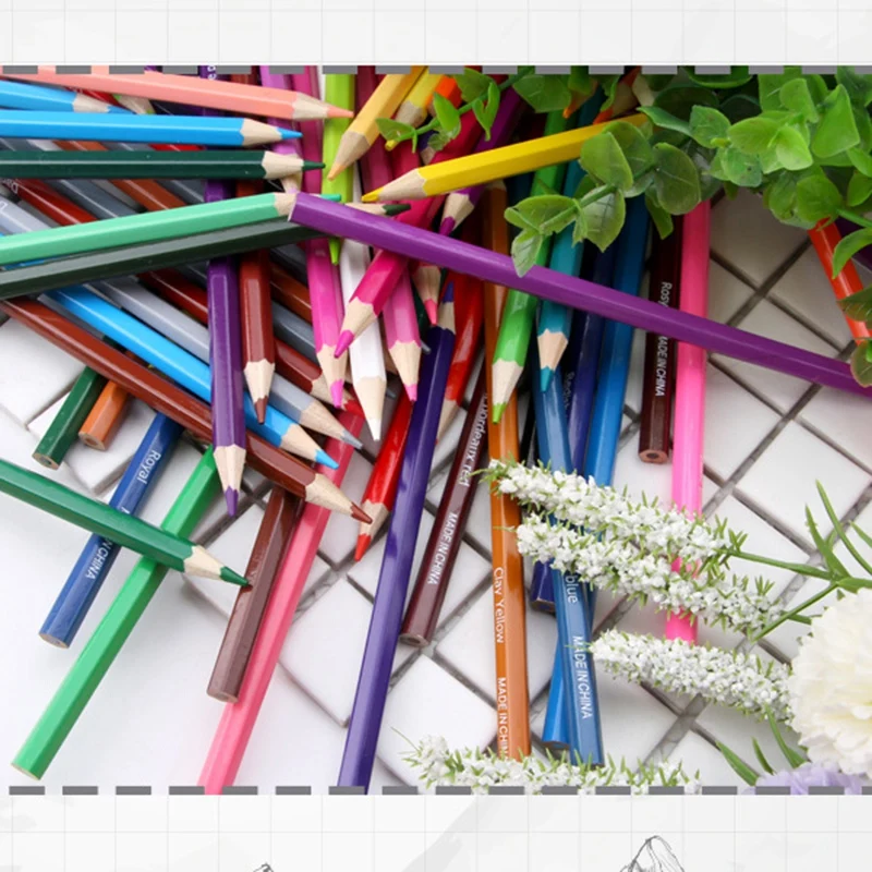 

72 Pcs/Set Colored Pencils Including Coloring Pencils, Travel Case, Pencil Sharpener, a Perfect Gift To Kids, Students, Artist a