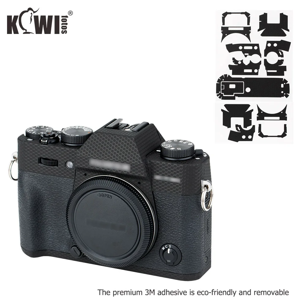 Защитная пленка для камеры kiwifoto черная против царапин Fujifilm X T30 3 м|Детали копуса| |