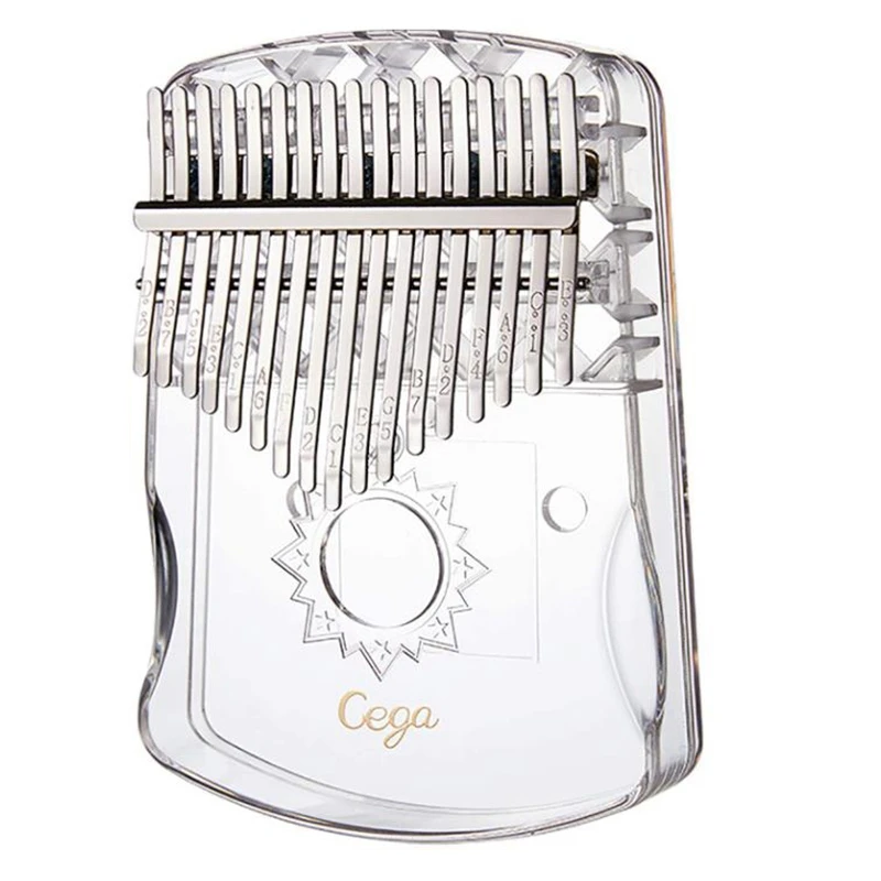 

Cega Kalimba 17 Keys Thumb Piano with Tuning Hammer Cleaning Cloth Musical Gift for Children/Beginners,Finger Piano
