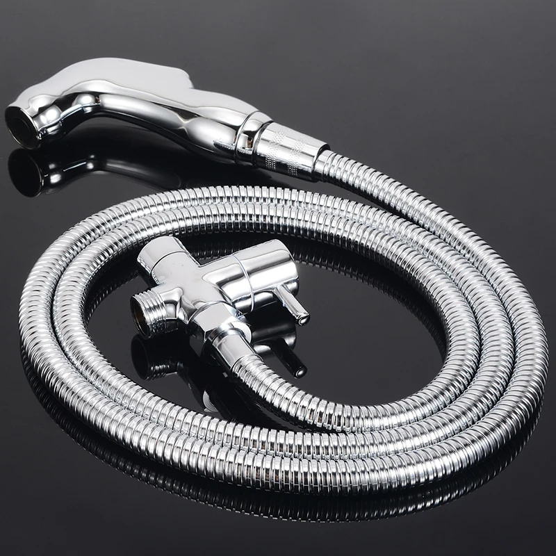 Ручной смеситель для биде душевой комплект настенный кронштейн душа матовый