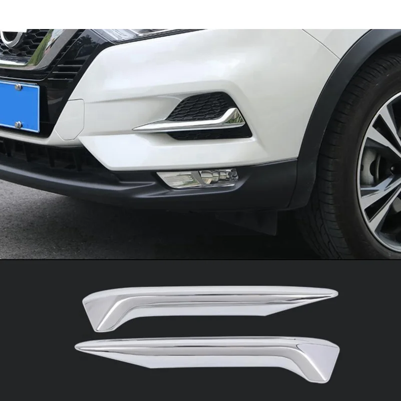 Авто аксессуары передние противотуманные фары лампа век бровей крышка отделка ABS