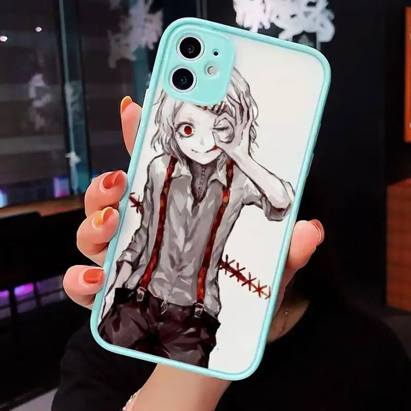 

anime JUUZOU SUZUYA Tokyo Ghouls Phone Cases matte transparent For iphone 7 8 11 12 plus mini x xs xr pro max cover