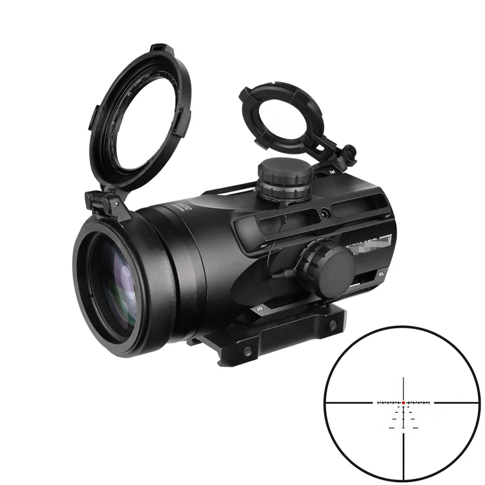 

Тактический Оптический прицел S432 4x32, оптический прицел с красной точкой для охотничьей стрельбы 5,56. 223 AR15