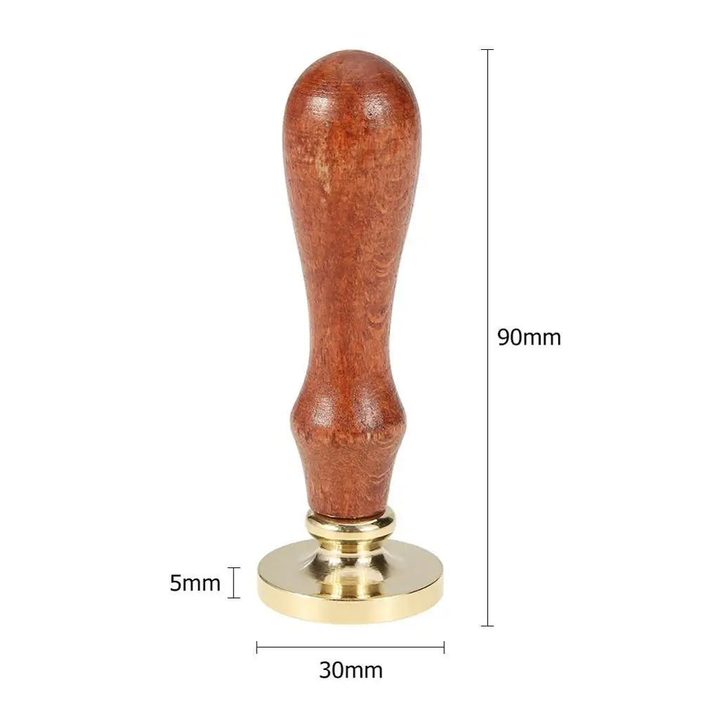 1 шт. Ретро деревянная ручка антикварные печатные восковые штампы старинное